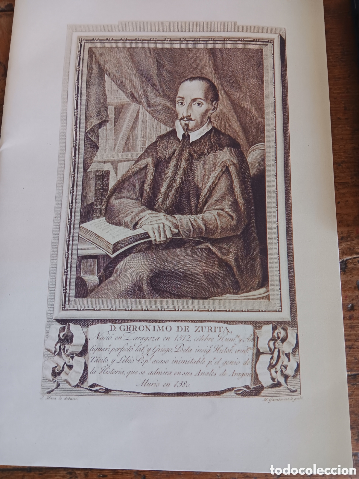 Libros de segunda mano: JER&Oacute;NIMO ZURITA Y CASTRO PRIMER CRONISTA OFICIAL DEL REINO DE ARAG&Oacute;N EDICI&Oacute;N DE 500 EJEMPLARES