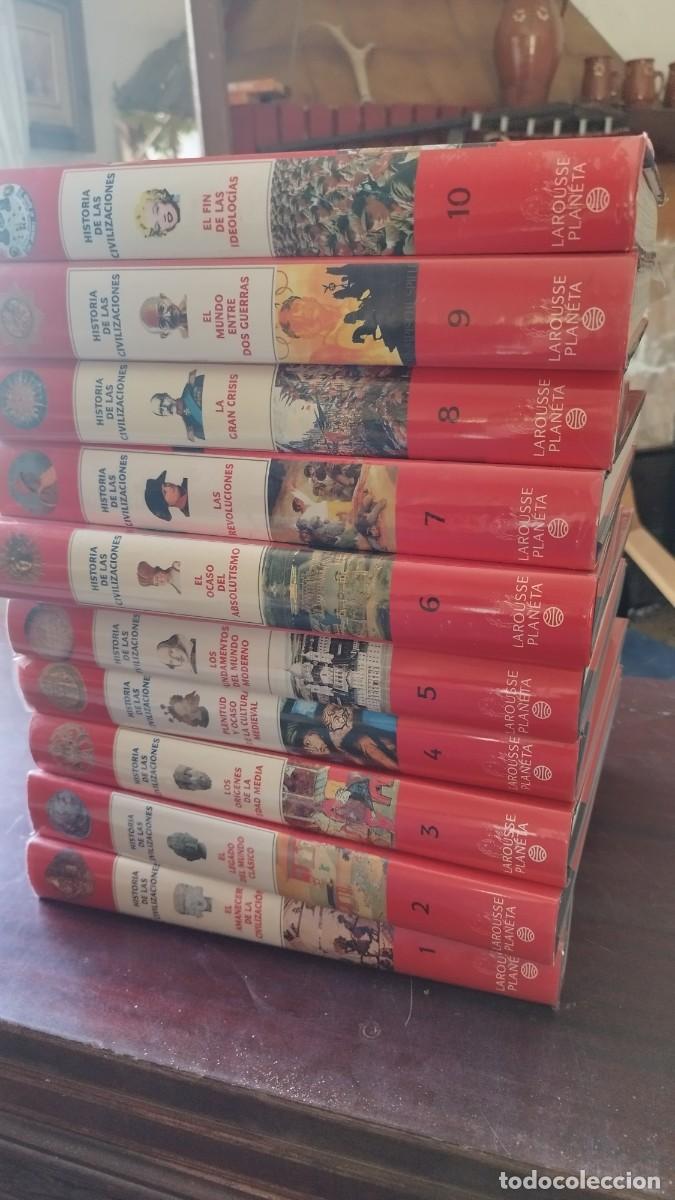 Libros de segunda mano: HISTORIA DE LAS CIVILIZACIONES / 10 TOMOS / LAROUSSE / CJA602 / MUY ILUSTRADA