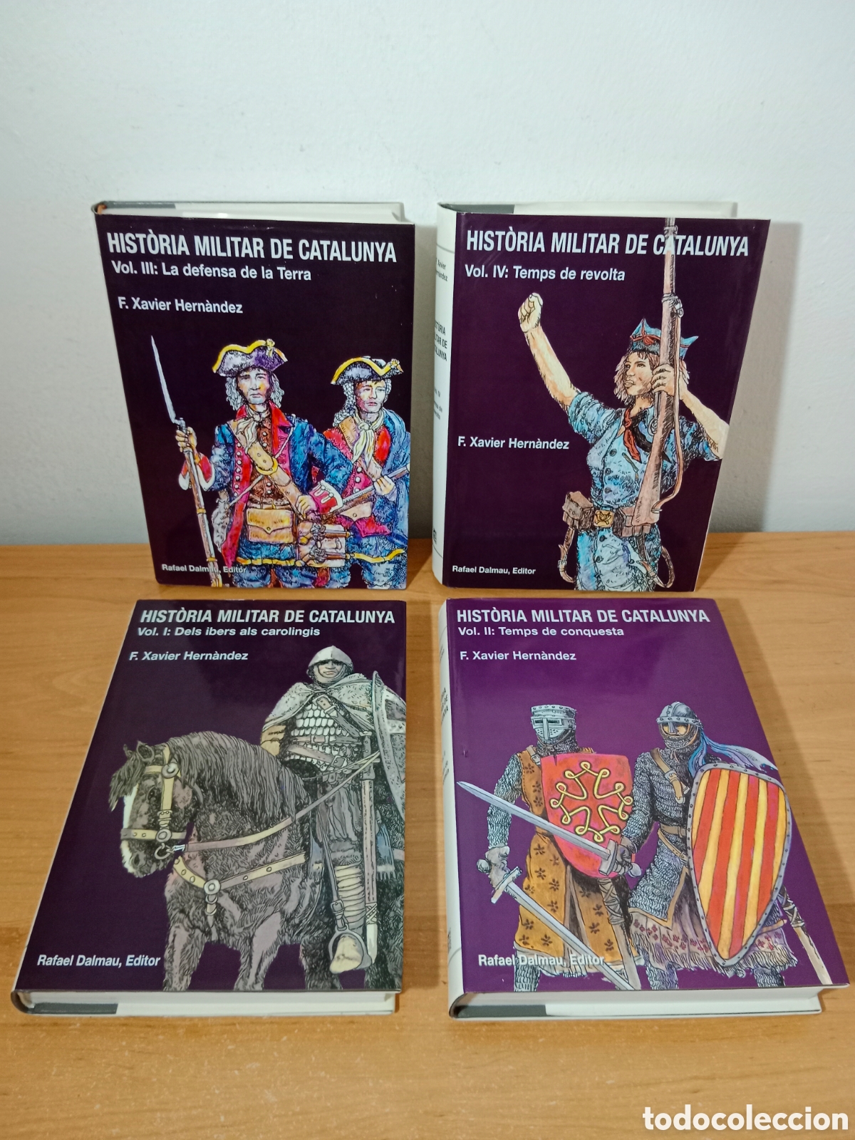 Libros de segunda mano: HIST&Ograve;RIA MILITAR DE CATALUNYA, 4 V&Oacute;L., COMPLETA, XAVIER HERN&Aacute;NDEZ, ED. RAFAEL DALMAU, 2001