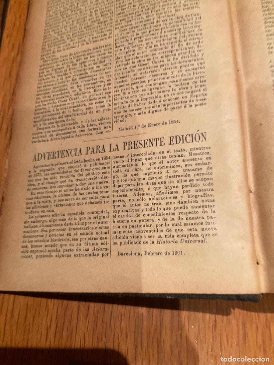 Libros de segunda mano: Historia Universal de Cesar Cant&uacute; - Foto 5