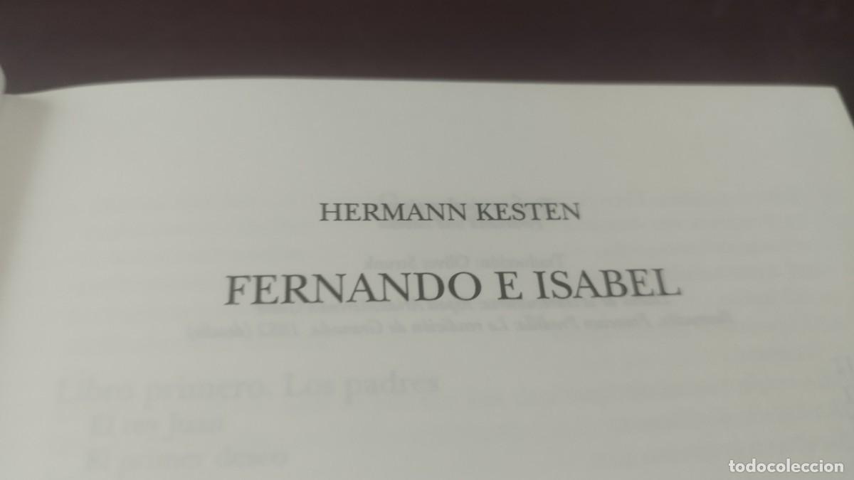 Libros de segunda mano: FERNANDO E ISABEL / HERMANN KESTEN / Z600 / EDHASA - Foto 4