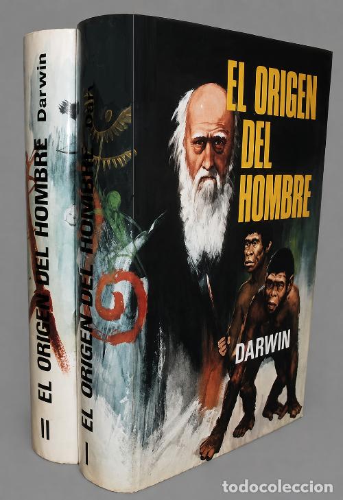 Gebrauchte B&uuml;cher: �F947 - EL ORIGEN DEL HOMBRE. DARWIN. 2 TOMOS. TEORIA DE LA EVOLUCION. 1&ordf; EDICION PETRONIO 1973.