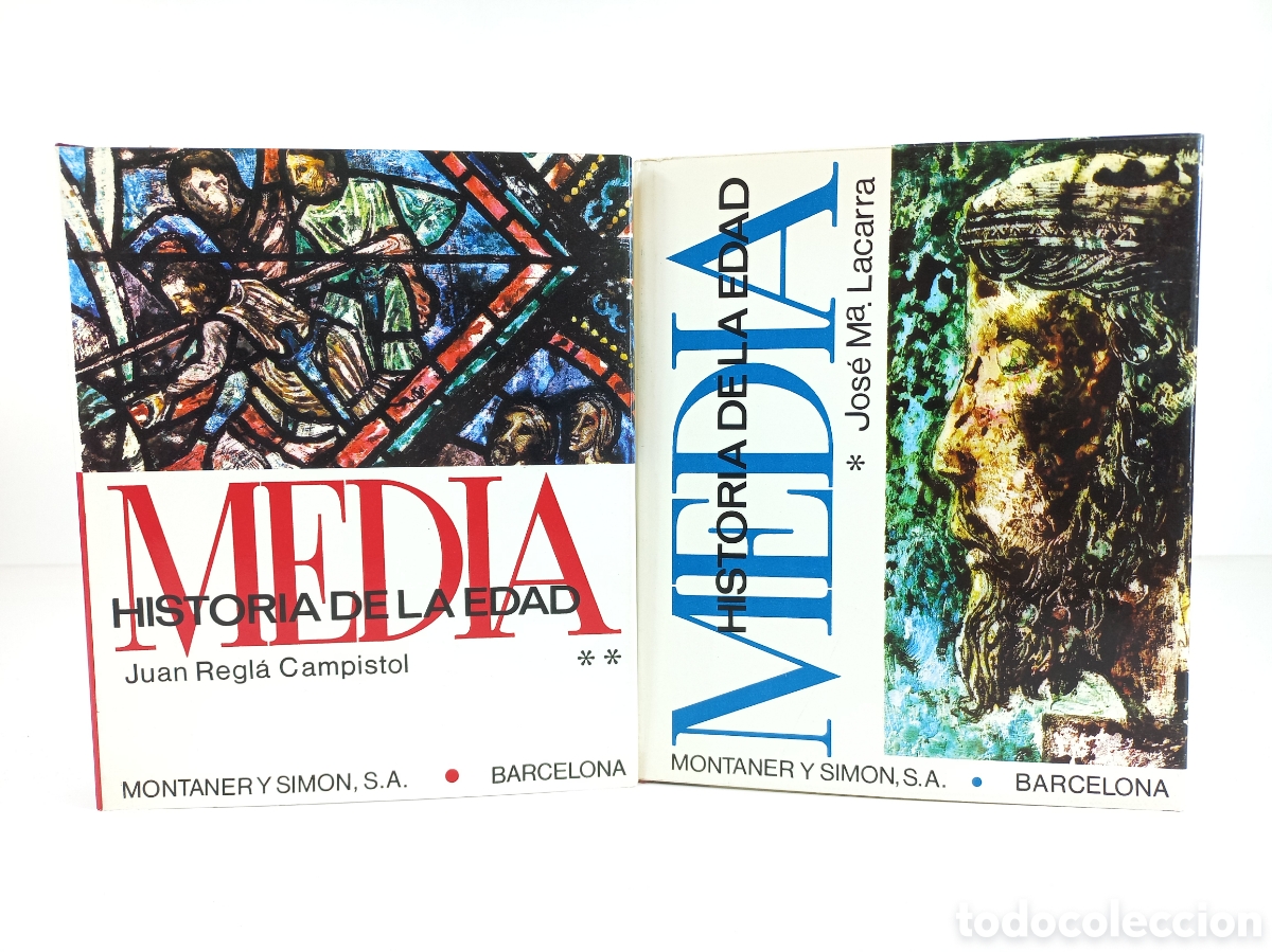 Libros de segunda mano: Historia de la Edad Media. Juan Regla y Jos&eacute; Maria Lacarra. Montaner y Simon Editores, 1971.
