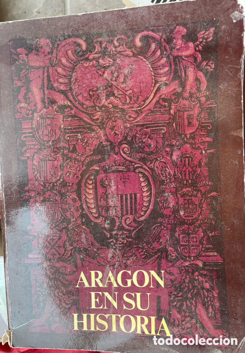 Libros de segunda mano: Gran libro Arag&oacute;n en su Historia - Tapa dura ilustrada