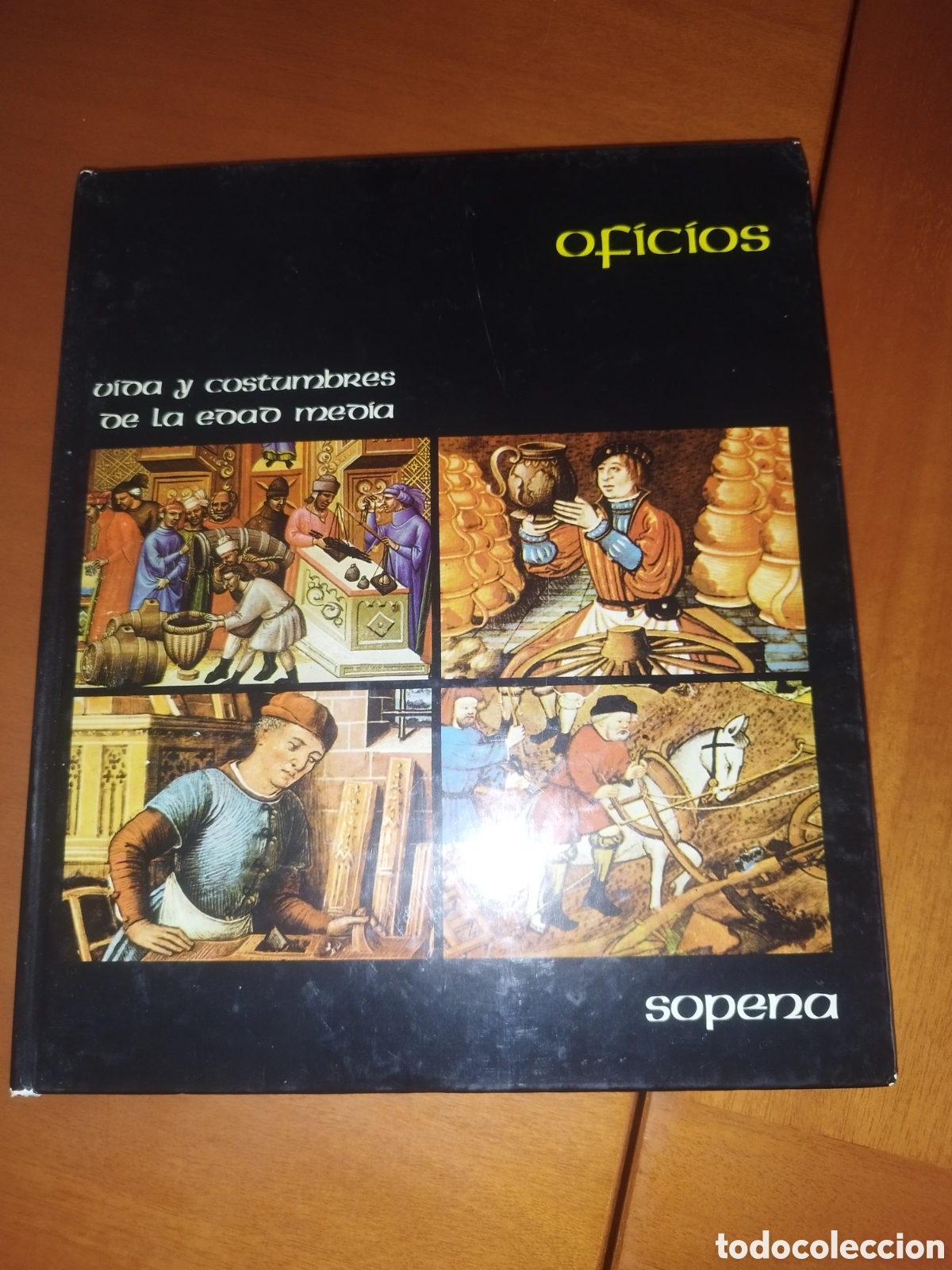 Libros de segunda mano: VIDA Y COSTUMBRES DE LA EDAD MEDIA: OFICIOS. ED. SOPENA, 1982. MUY ILUSTRADO.
