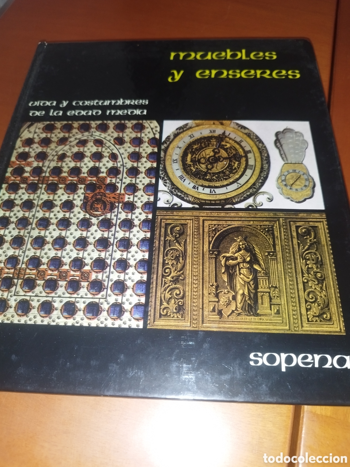 Libros de segunda mano: VIDA Y COSTUMBRES DE LA EDAD MEDIA: MUEBLES Y ENSERES. ED. SOPENA, 1982. MUY ILUSTRADO.