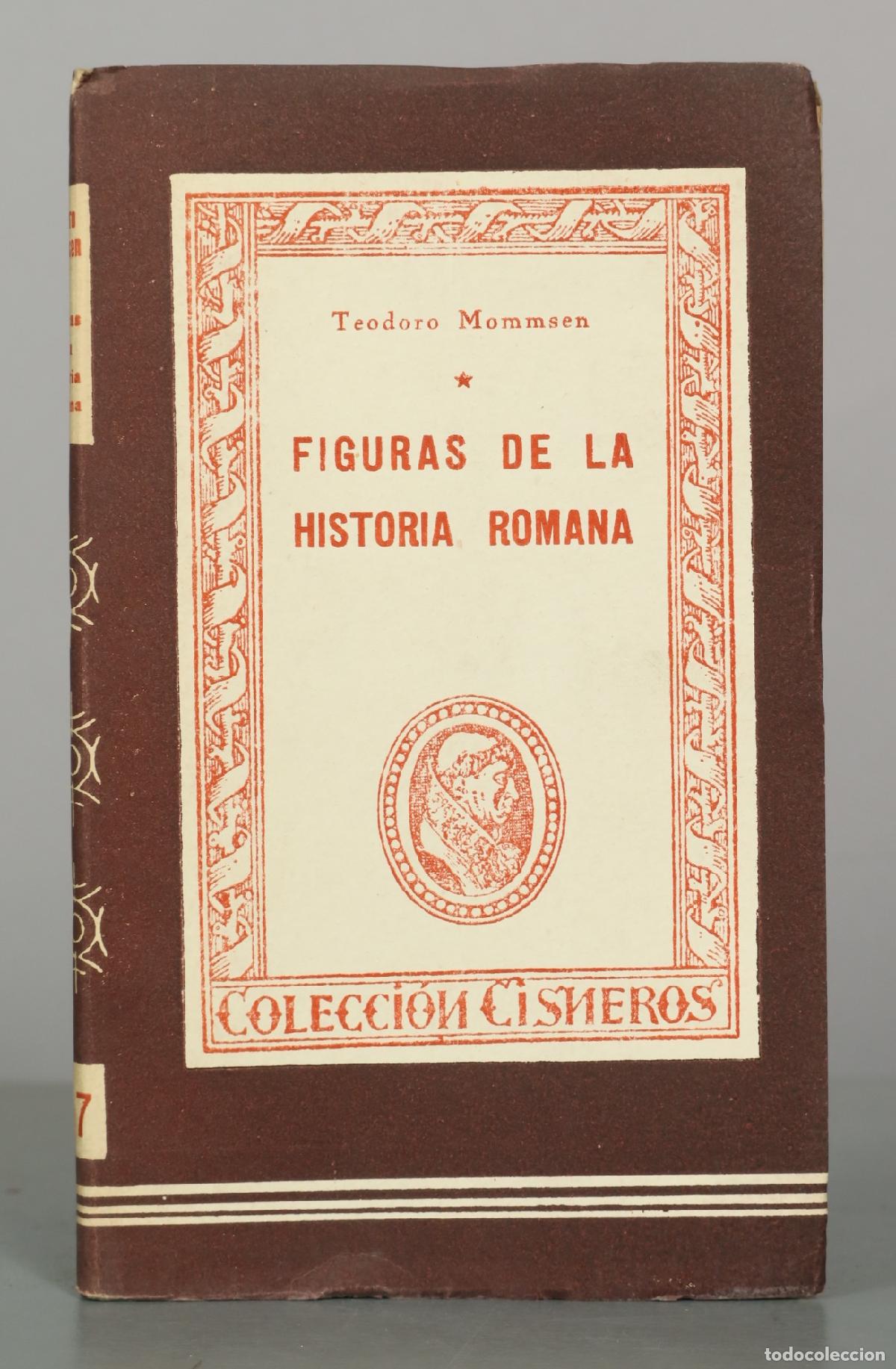 Libros de segunda mano: Figuras de la historia romana - Teodoro Mommsen