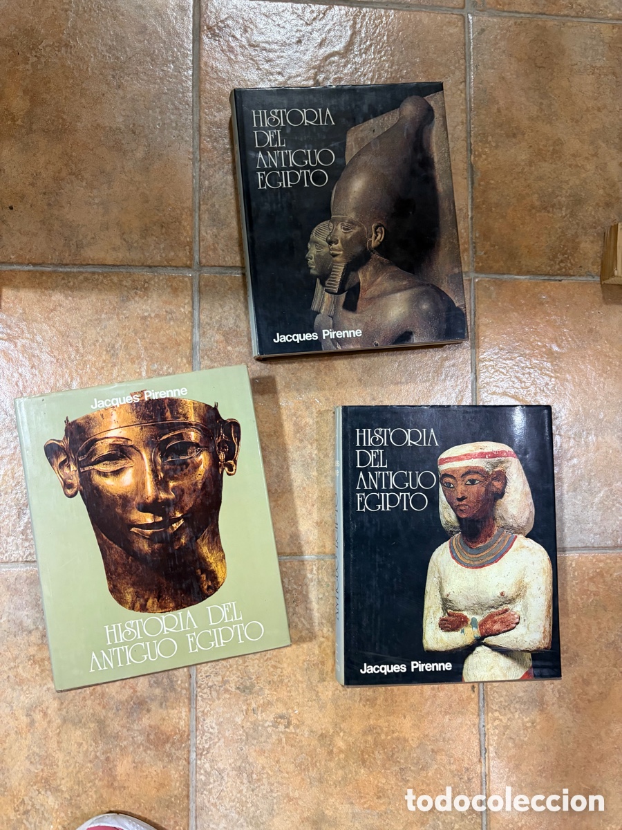 Libros de segunda mano: Blas96 Historia del Antiguo Egipto, Jacques Pirenne, Ediciones Oc&eacute;ano-&Eacute;xito 3 tomos (1, 2 y 3)