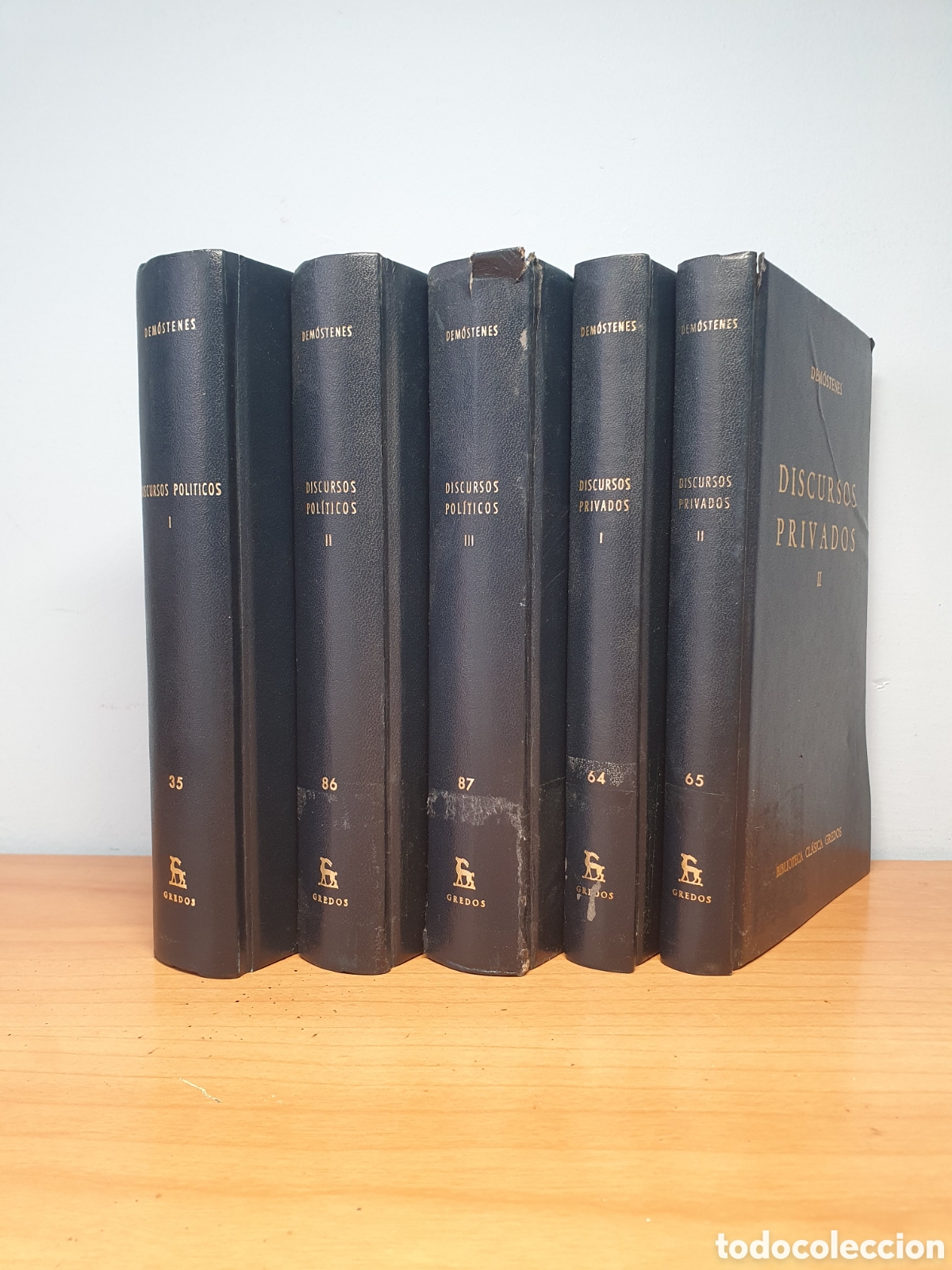 Libros de segunda mano: Dem&oacute;stenes Discursos Pol&iacute;ticos y Discursos Privados COMPLETA Biblioteca Cl&aacute;sica Gredos