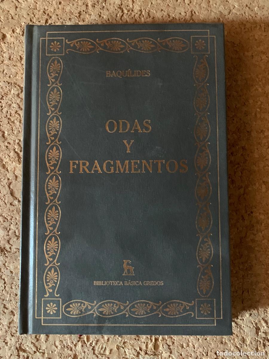 Libros de segunda mano: Odas y Fragmentos de Baqu&iacute;lides (Bols 49)