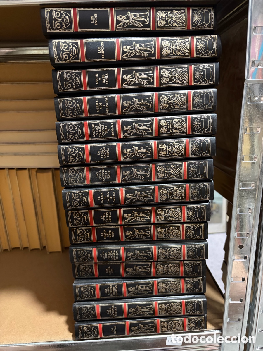 Libros de segunda mano: Grandes civilizaciones desaparecidas. 15 tomos. C&iacute;rculo de amigos de la historia. Mayas. Celtas.