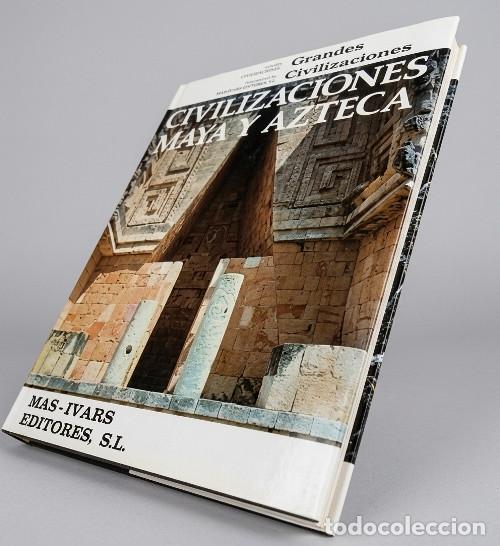 Libros de segunda mano: M2934 - CIVILIZACIONES MAYA Y AZTECA. AMERICA PRECOLOMBINA. PIERRE IVANOFF. ED. MAS IVARS.