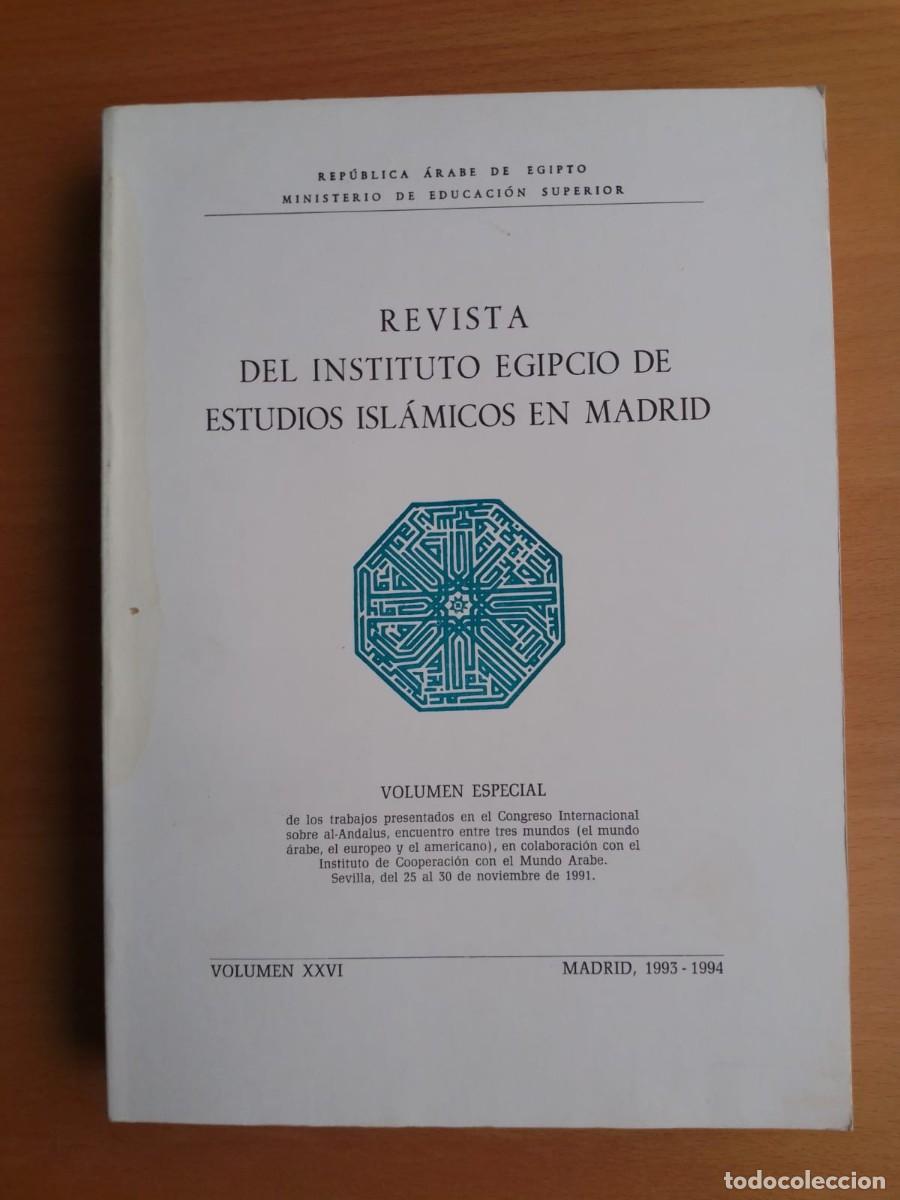 Libros de segunda mano: Revista del Instituto Egipcio de Estudios Isl&aacute;micos en Madrid. Volumen Especial XXVI