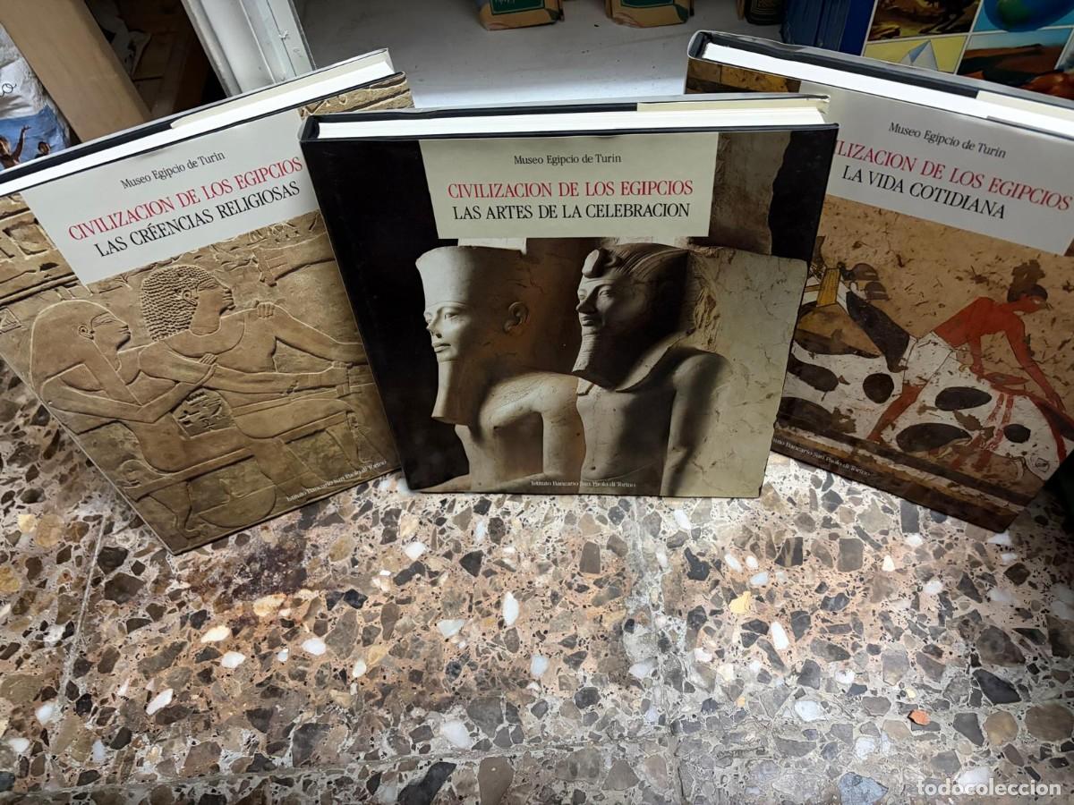 Libros de segunda mano: Museo Tur&iacute;n Civilizaci&oacute;n de los egipcios Las creencias religiosas VIDA COTIDIANA artes y celebracion