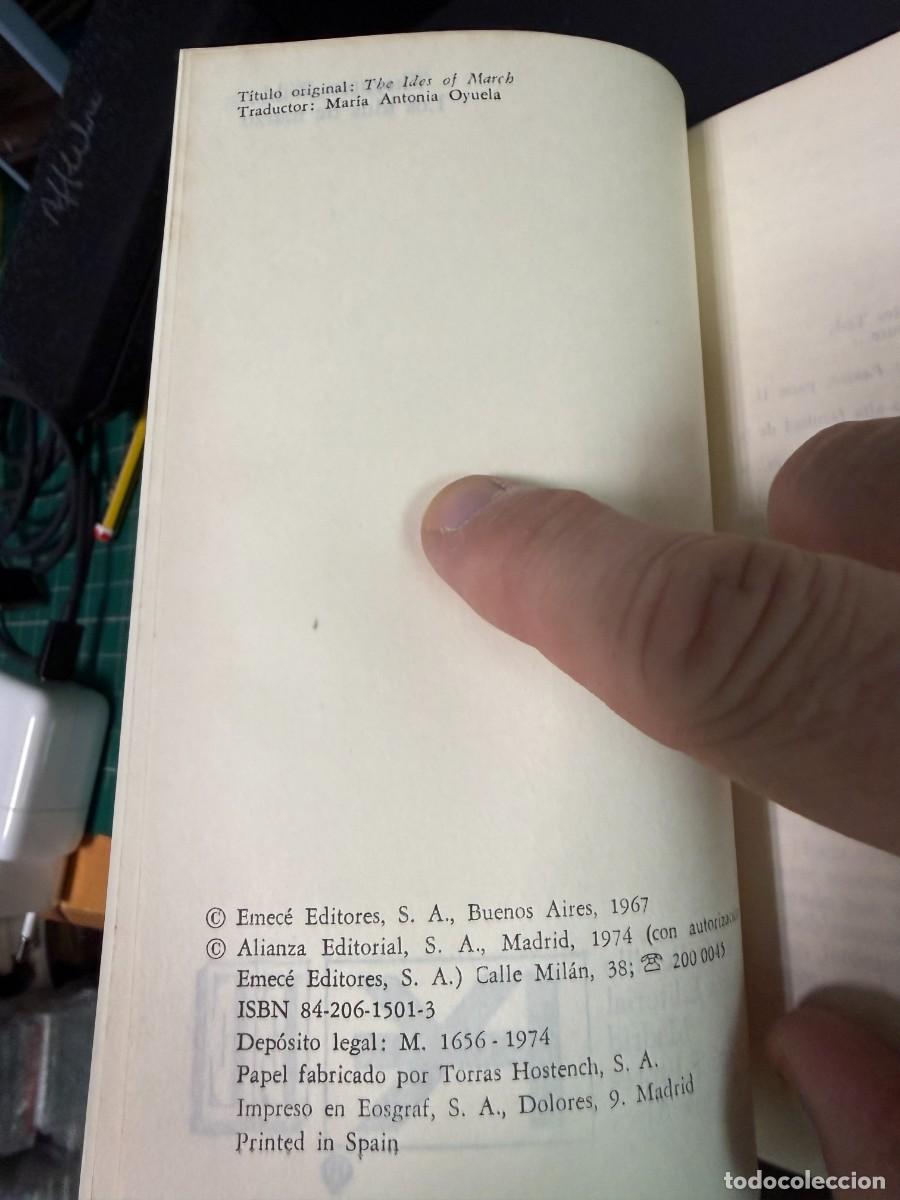 Libros de segunda mano: Thornton Wilder &ndash; Los Idus De Marzo - Foto 3