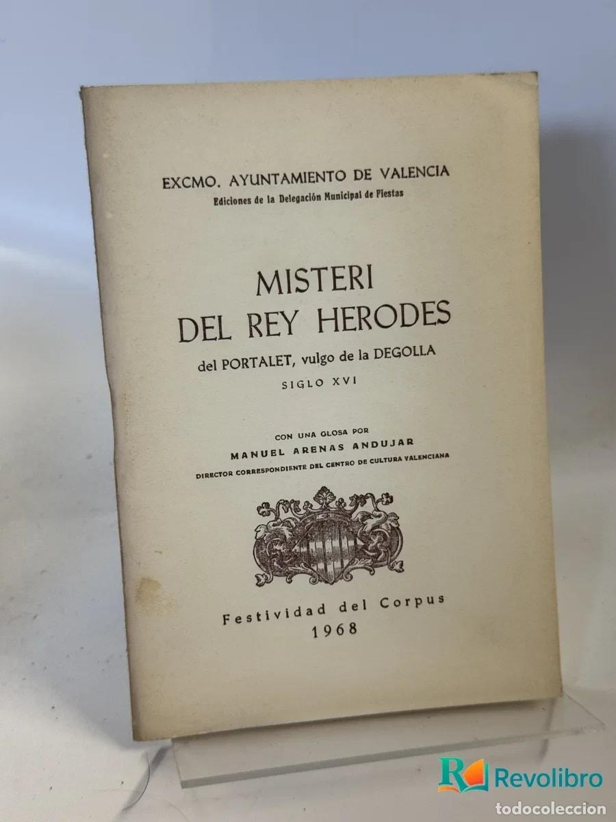 Libros de segunda mano: Misteri del Rey Herodes - Manuel Arenas And&uacute;jar