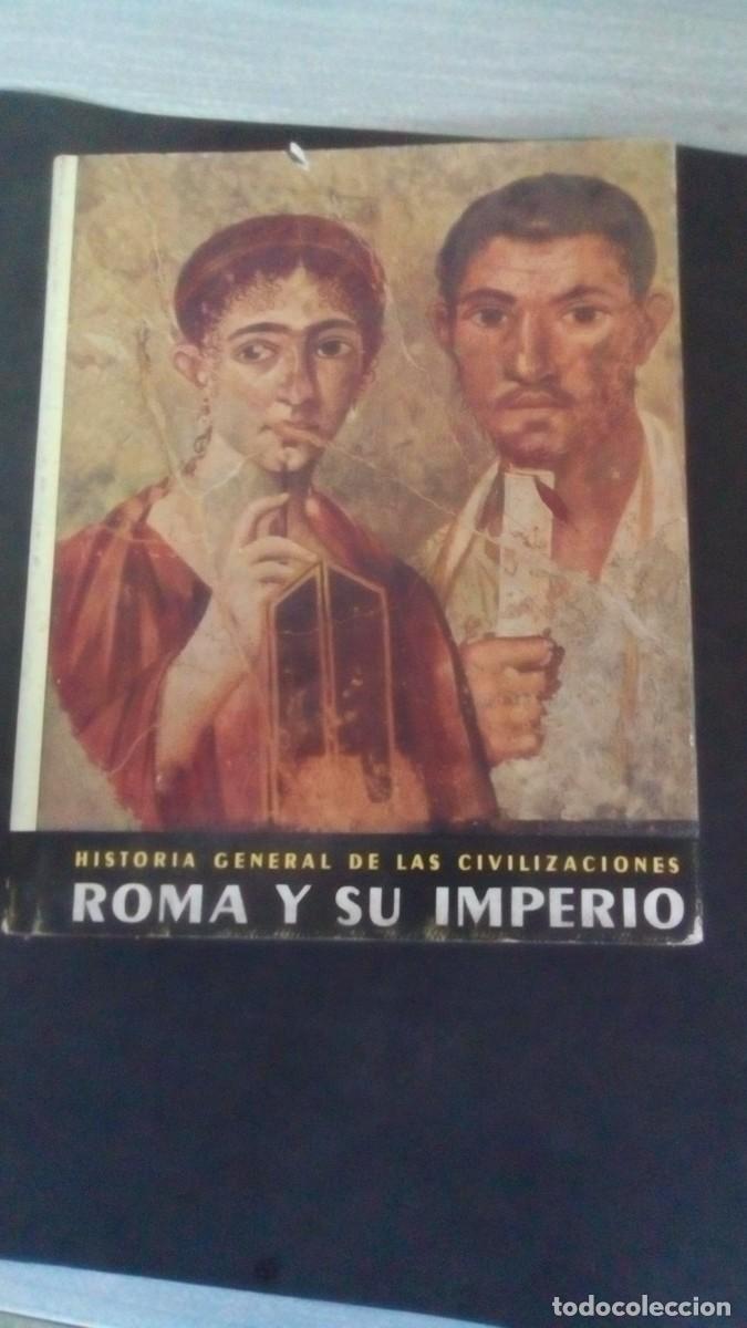 Libros de segunda mano: HISTORIA GENERAL DE LAS CIVILIZACIONES. VOLUMEN 2 : ROMA Y SU IMPERIO. AYMARD, AUBOYER-CROUZET