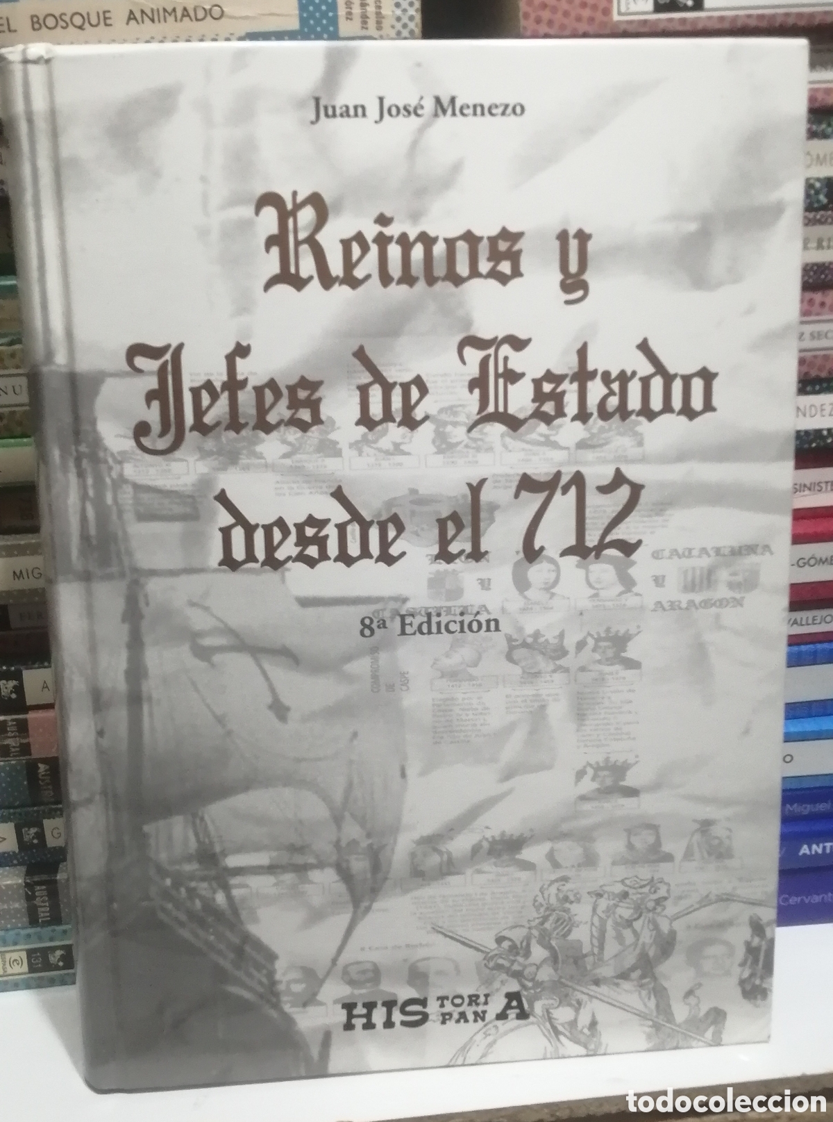 Libros de segunda mano: Reinos y Jefes de Estado desde el 712 Juan Jos&eacute; Menezo Incluye Gran P&oacute;ster Desplegable