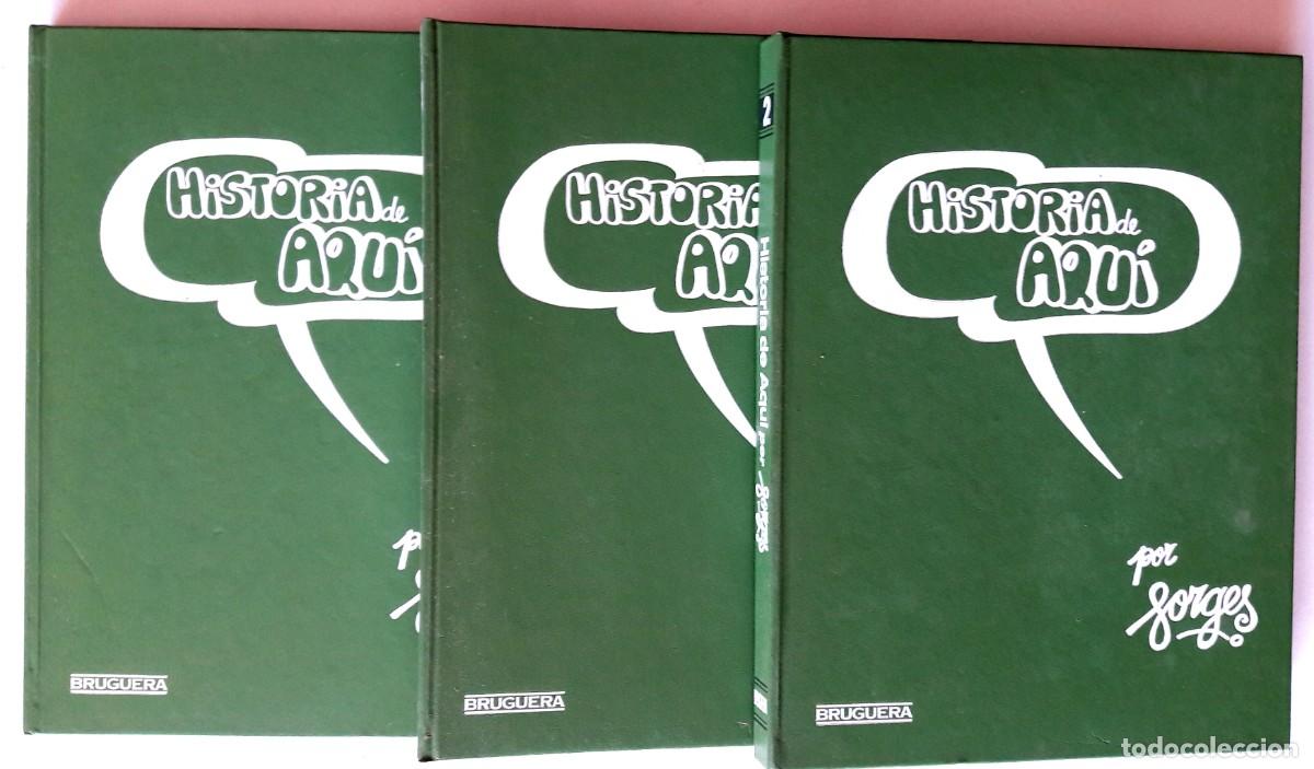 Libros de segunda mano: Historia de Aqui (Forges) 3 tomos