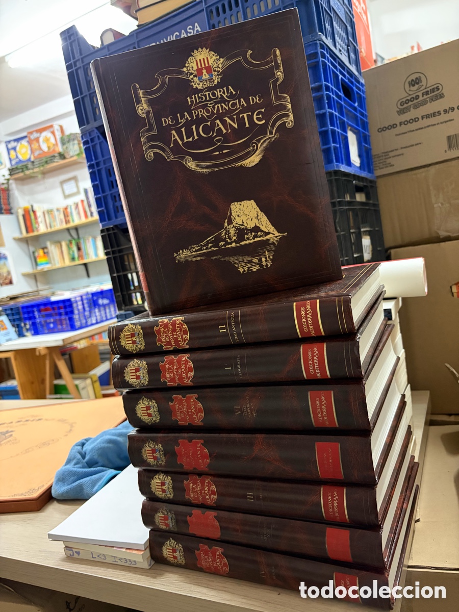 Libros de segunda mano: Historia de la provincia de Alicante. Completa en 8 tomos