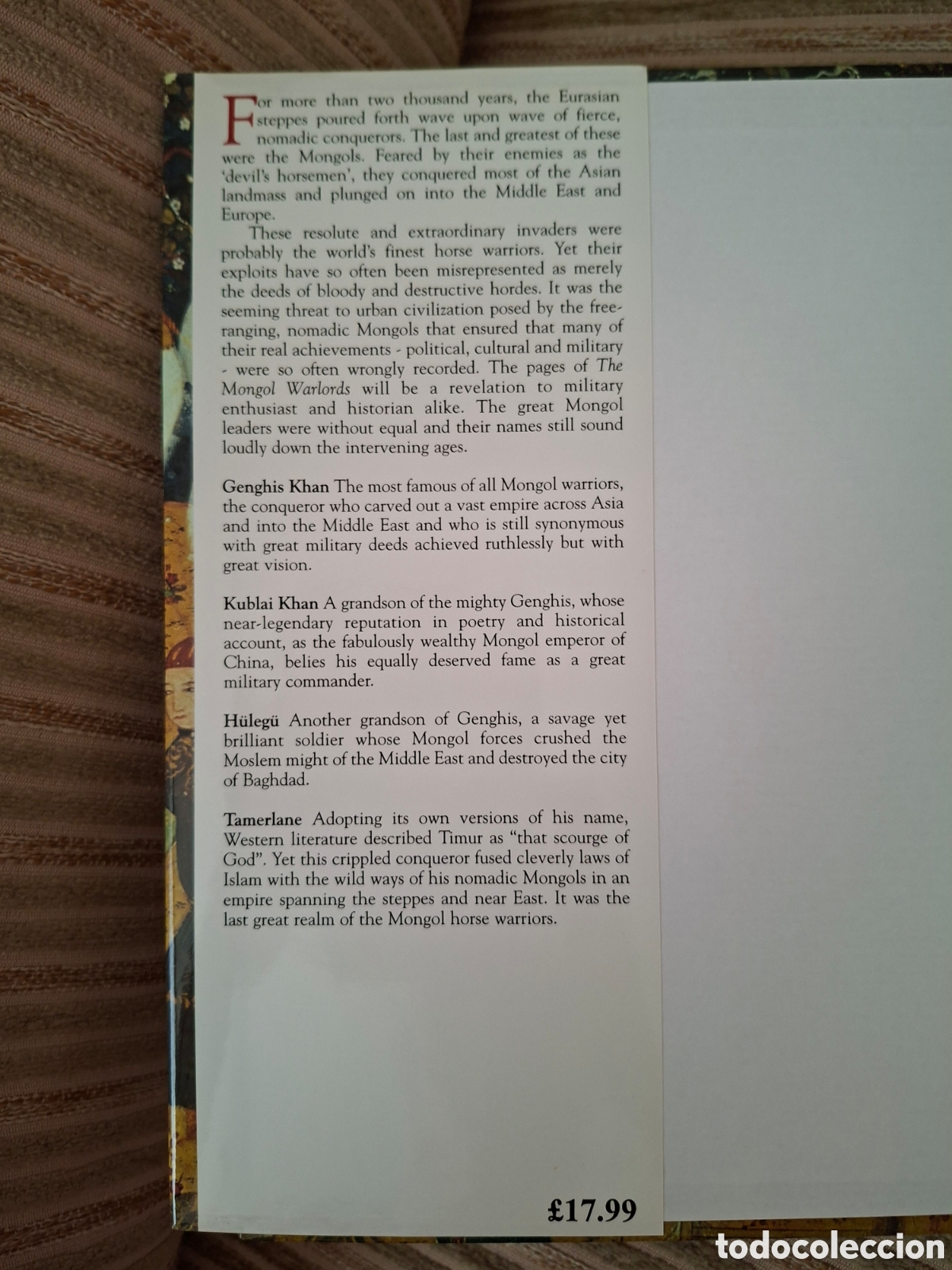Libros de segunda mano: THE MONGOL WARLORDS. En ingles. - Foto 3