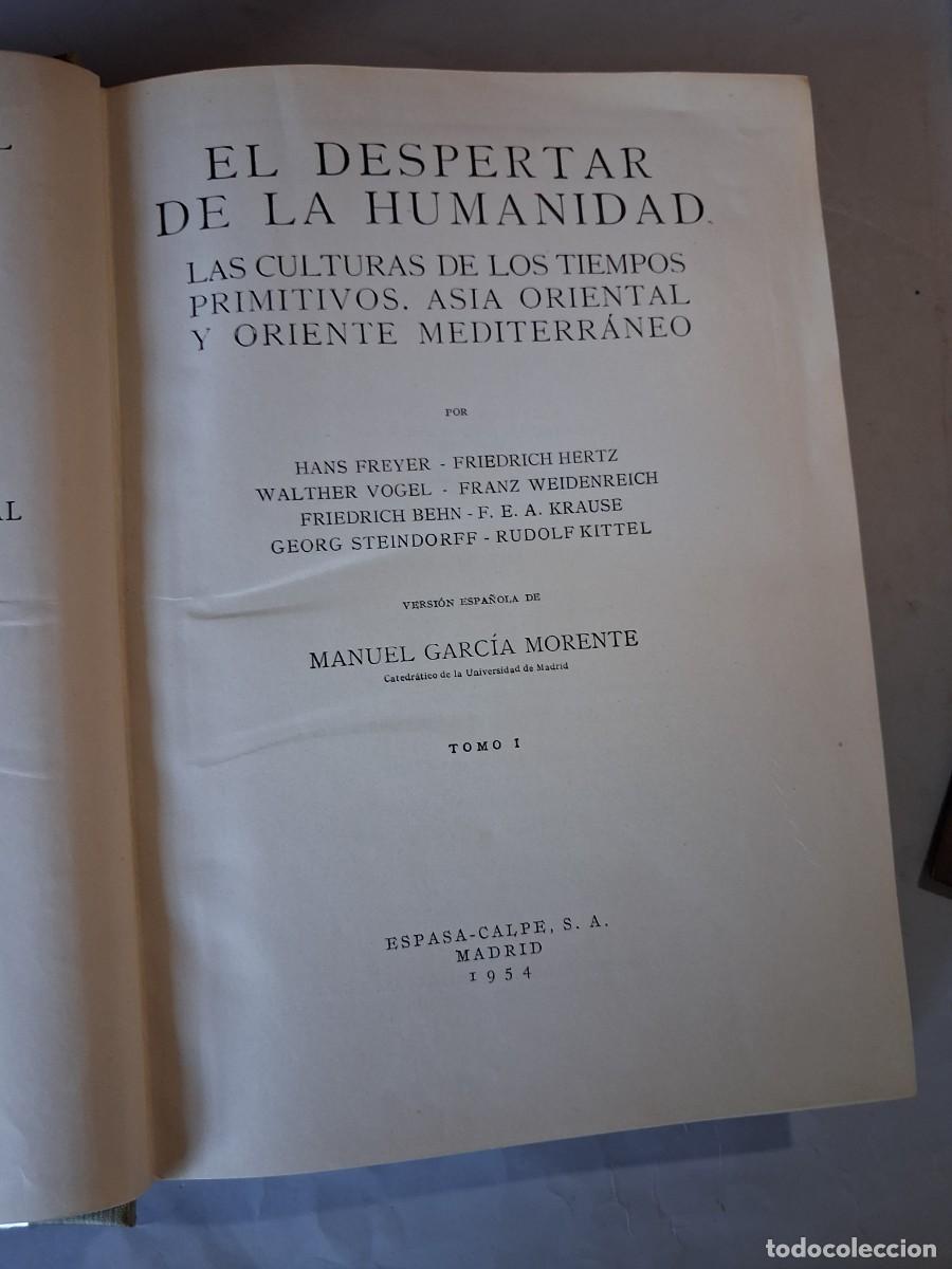 Libros de segunda mano: Ha Universal El Despertar de la Humanidad 1954