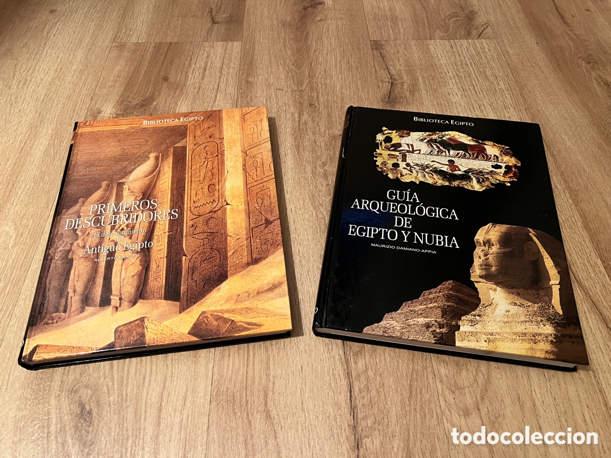 Libros de segunda mano: 2 tomos Biblioteca Egipto - Editorial Folio (Tapa Dura, 2005)