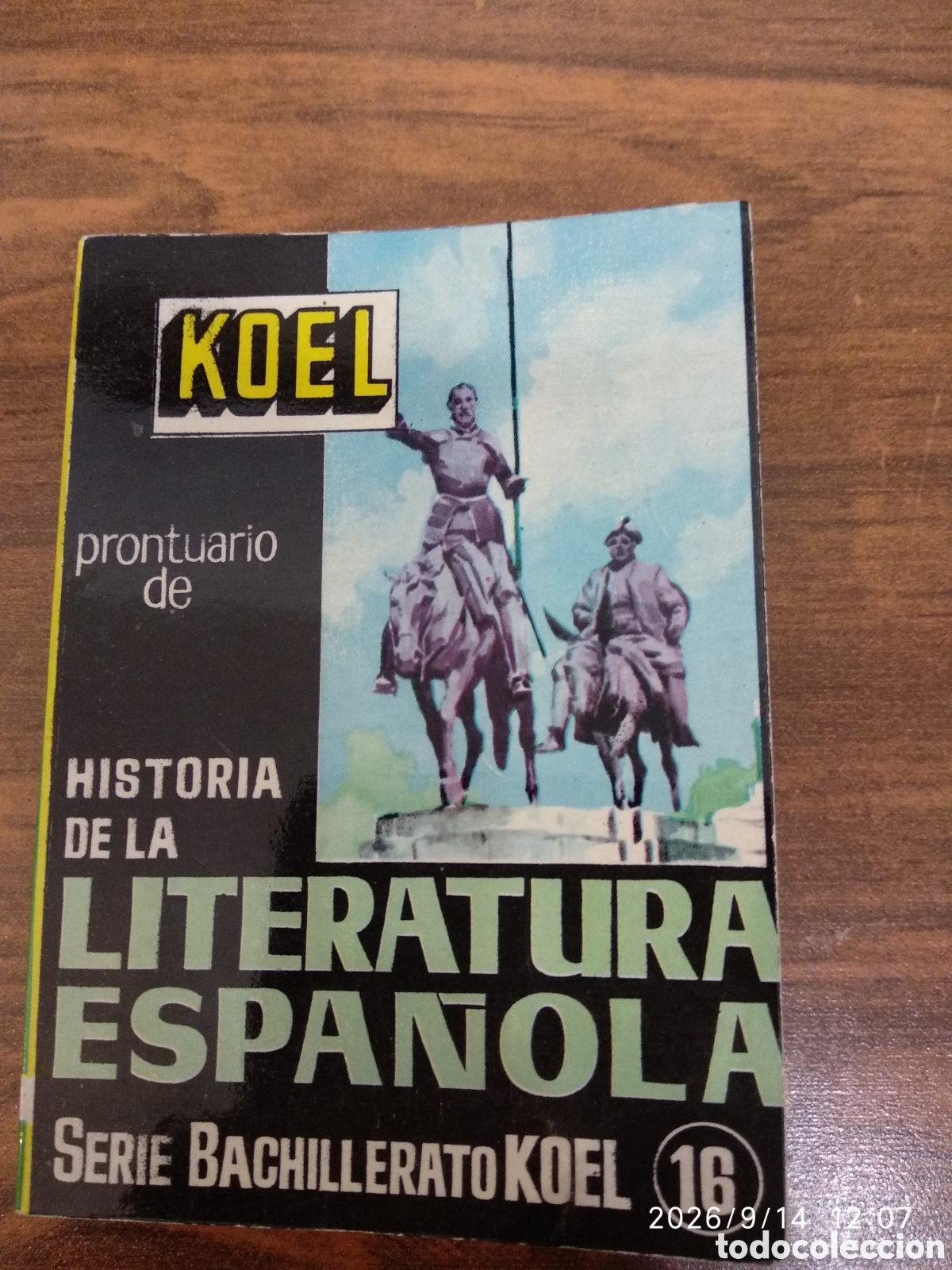 Libros de segunda mano: Prontuario de historia de la literatura Espa&ntilde;ola 16