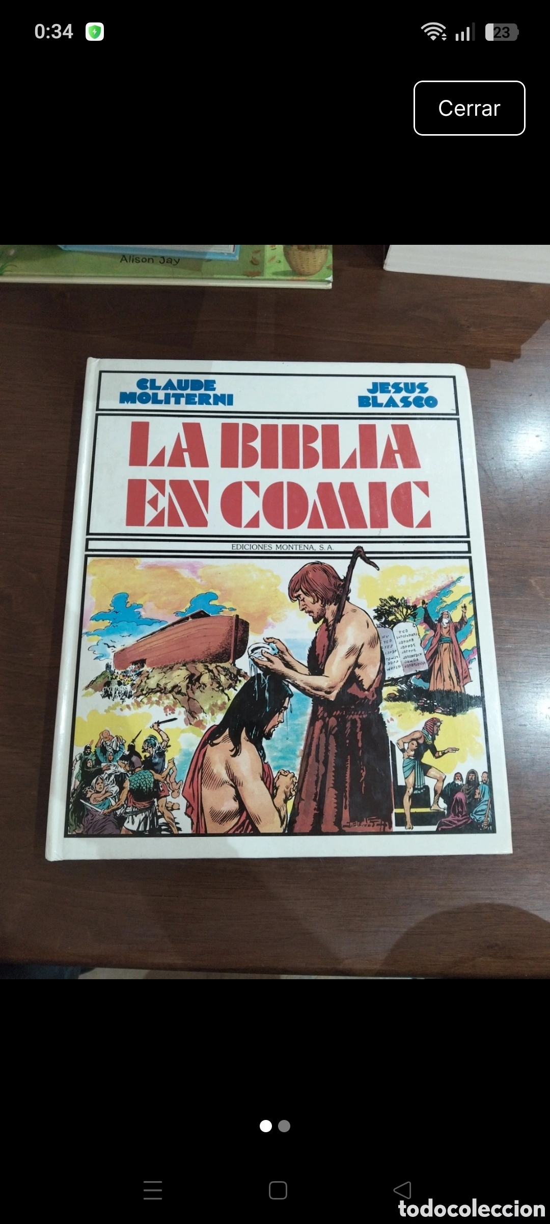 Libros de segunda mano: La biblia en c&oacute;mic. Tapa dura.