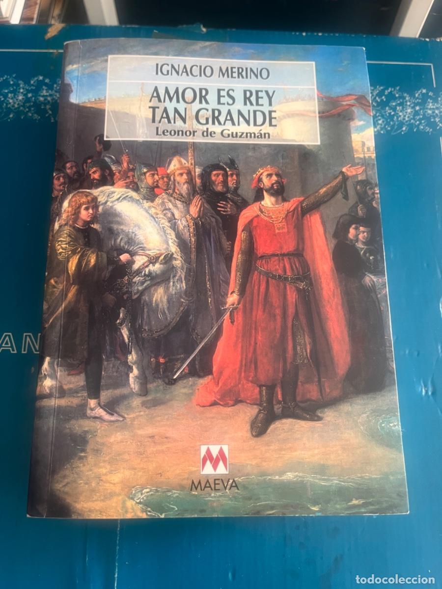 Libros de segunda mano: AMOR ES REY TAN GRANDE. LEONOR DE G&Uacute;ZMAN. Ignacio Merino.