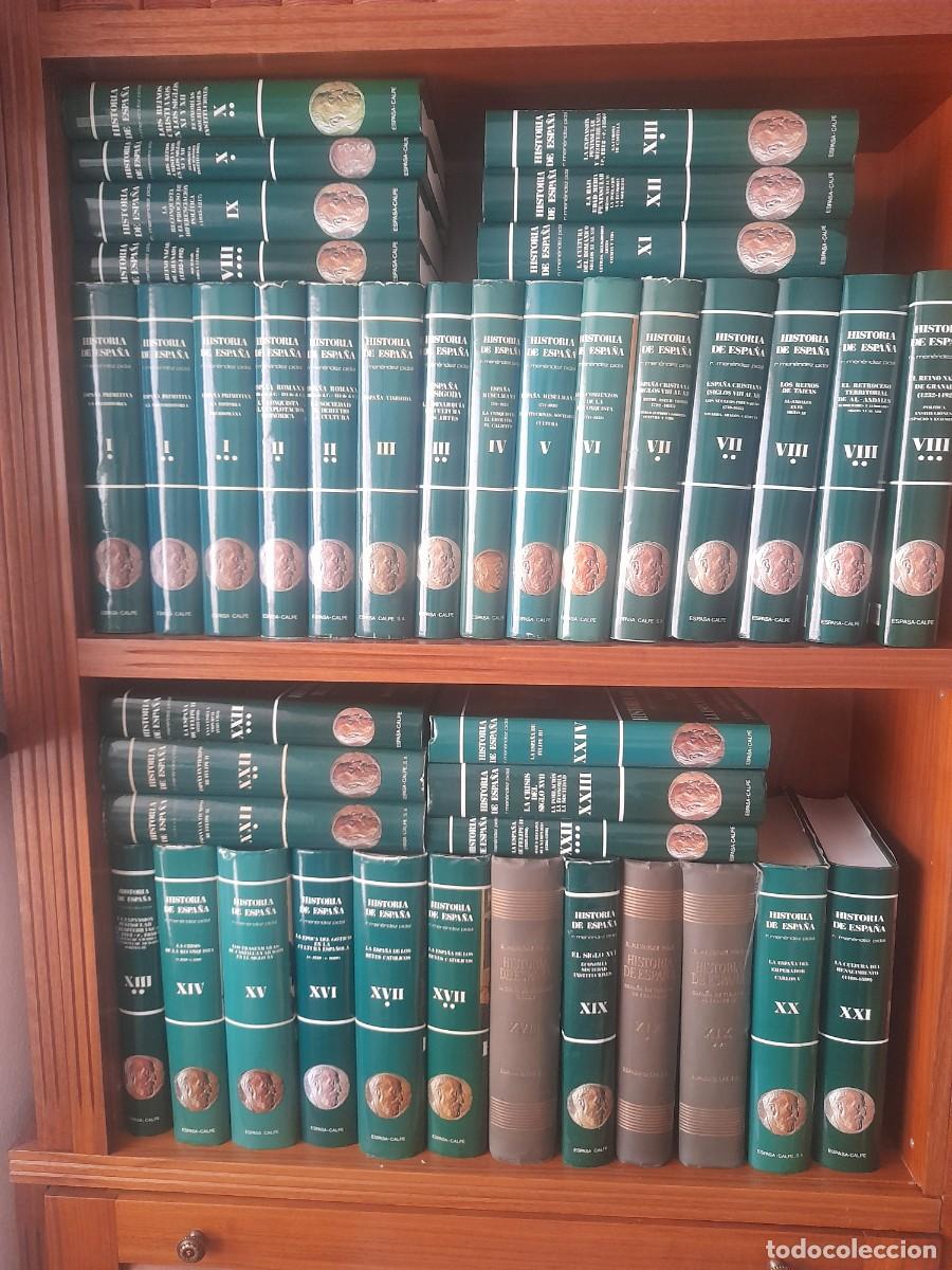 Libros de segunda mano: Historia de Espa&ntilde;a-Dirigida por Ramon Men&eacute;ndez Pidal-Colecci&oacute;n completa 68 vol&uacute;menes + Ap&eacute;ndice