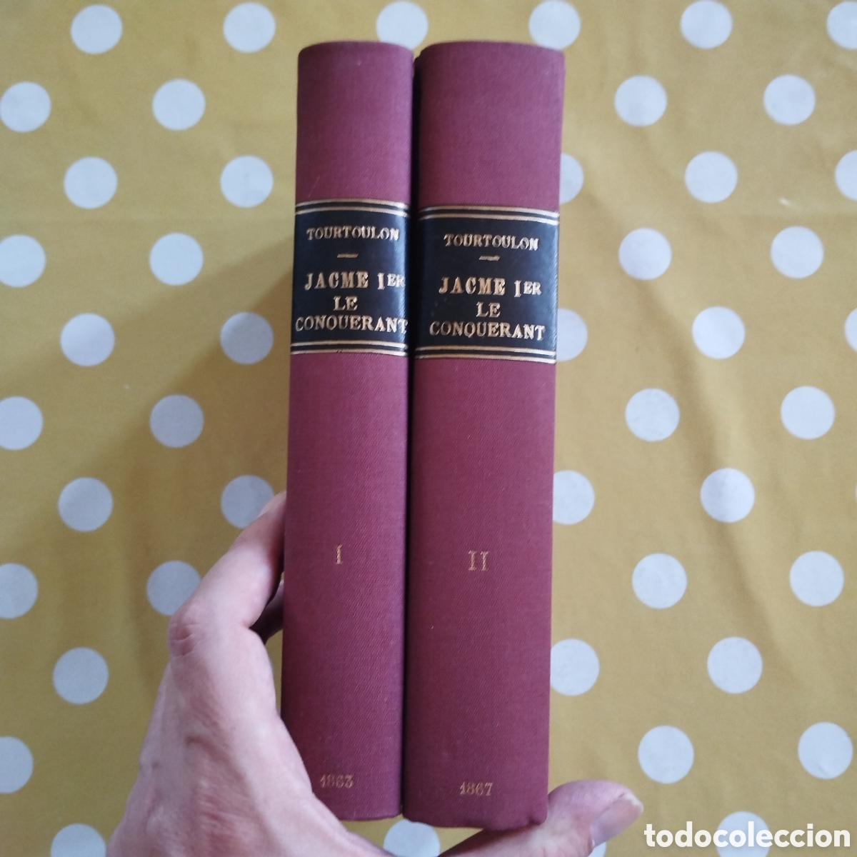 Libros de segunda mano: JACME Ier LE CONQUERANT ROI D'ARAGON CHARLES DE TOURTOULON DEDICATORIA AUTOGRAFA JAUME 1863 1867