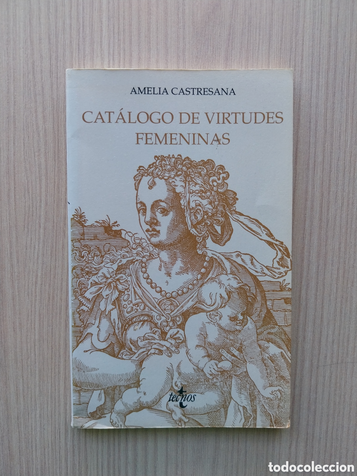 Libros de segunda mano: CAT&Aacute;LOGO DE VIRTUDES FEMENINAS AMELIA CASTRESANA EDITORIAL TECNOS 1993