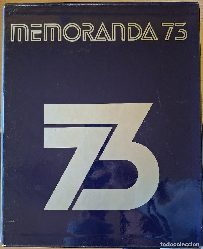 Libros de segunda mano: MEMORANDA 73. INCLUYE VINILO. - MURANO.