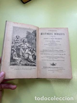 Libros de segunda mano: Compendio de la historia b&iacute;blica - Foto 2