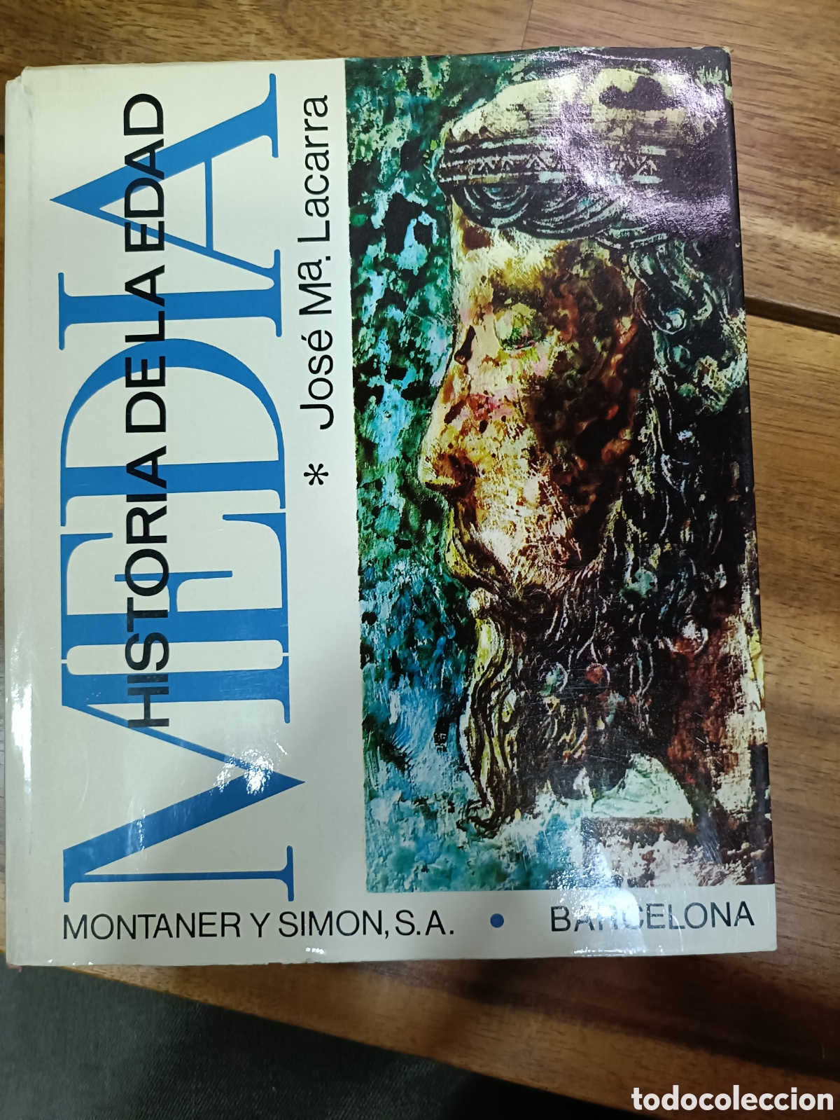 Libros de segunda mano: Historia de la Edad Media, Jos&eacute; M&ordf;. Lacarra. Segunda edici&oacute;n 1969, tapa dura. Montaner y Simon