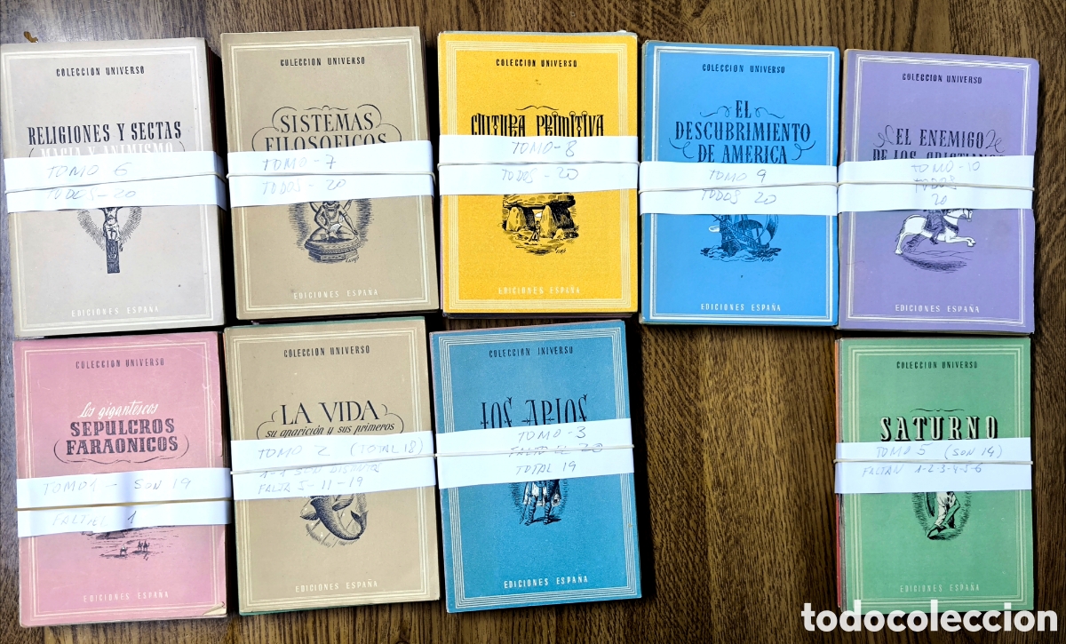 Libros de segunda mano: COLECCI&Oacute;N UNIVERSO EDICIONES ESPA&Ntilde;A - Foto 3