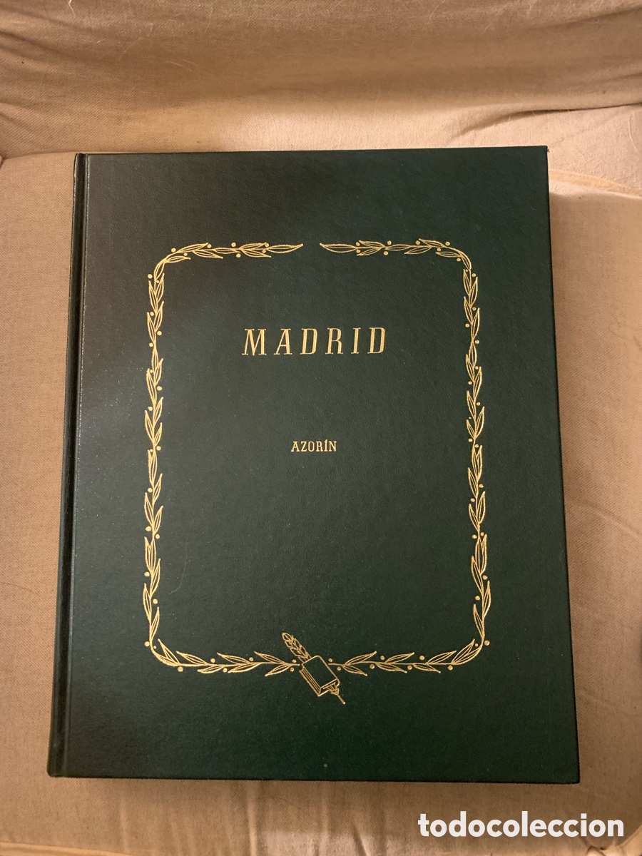 Libros de segunda mano: Libro &rdquo;Madrid&rdquo; - Azor&iacute;n (Edici&oacute;n Ilustrada Vintage, Tapa Dura)