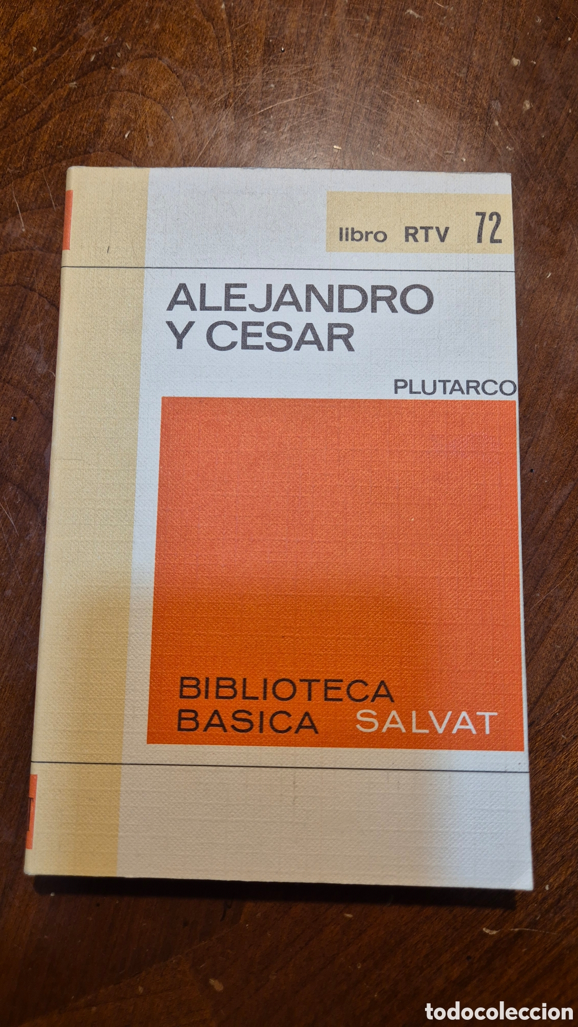 Libros de segunda mano: Alejandro y C&eacute;sar - Plutarco (Libro RTV n&ordm; 72)