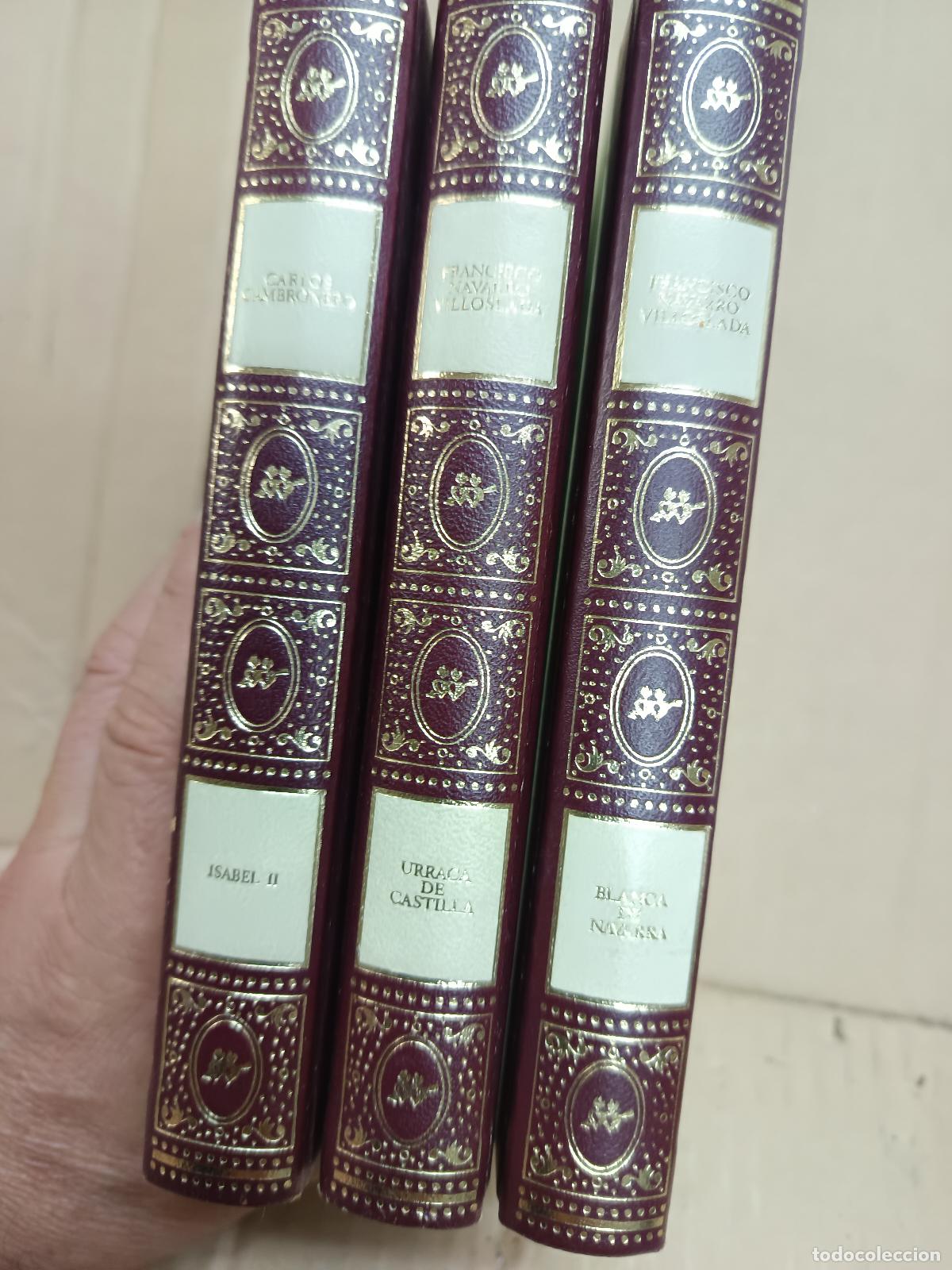 Libros de segunda mano: 3 REINAS, ISABEL II, BLANCA DE NAVARRA Y D&ordf; URRACA 3 VOLUMENES, CIRCULO DE AMIGOS DE LA HISTORIA