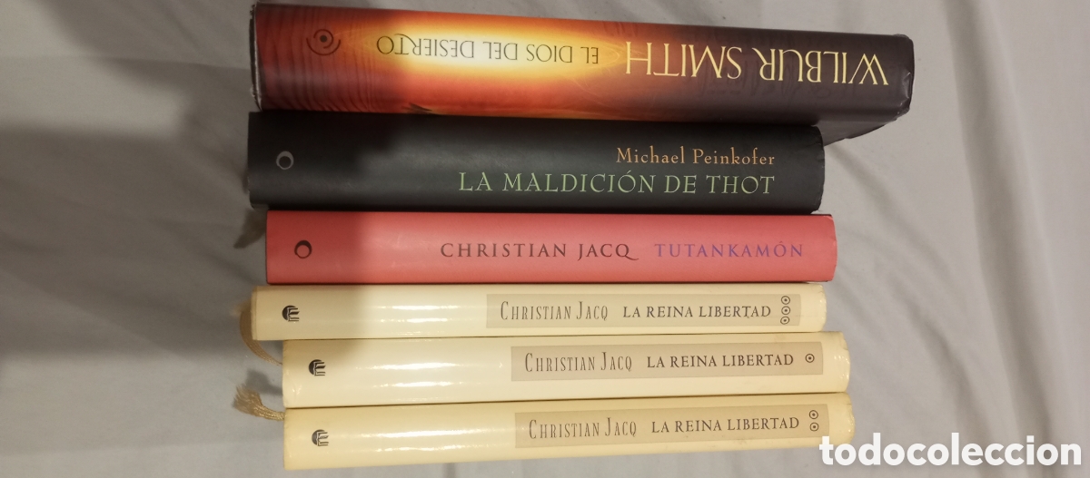 Libros de segunda mano: Lote de 6 libros sobre Egipto y los faraones