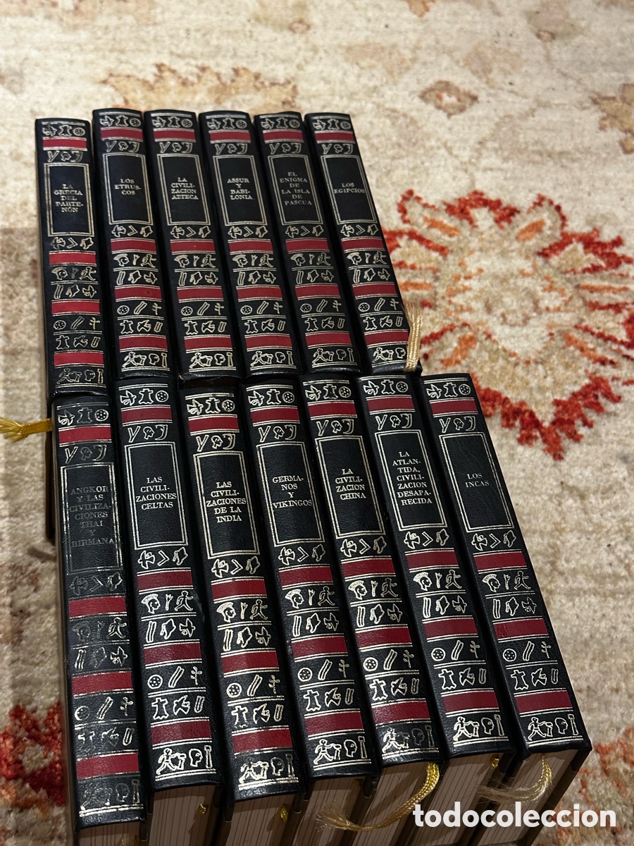 Libros de segunda mano: Lote 13 Tomos Grandes Civilizaciones Desaparecidas - C&iacute;rculo de Amigos de la Historia (Ed. Lujo)