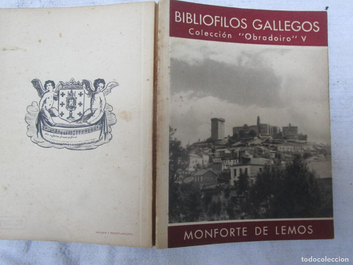 Libros de segunda mano: Monforte de Lemos - Jos&eacute; anuel Pita Andradebibli&oacute;filos gallegos