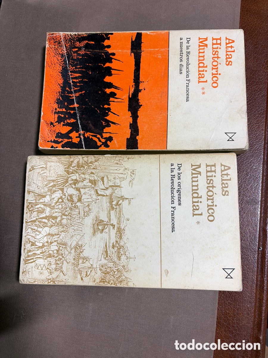 Libros de segunda mano: Blas18 atlas hist&oacute;rico mundial (dos tomos, completo) or&iacute;genes, revoluci&oacute;n francesa, hoy