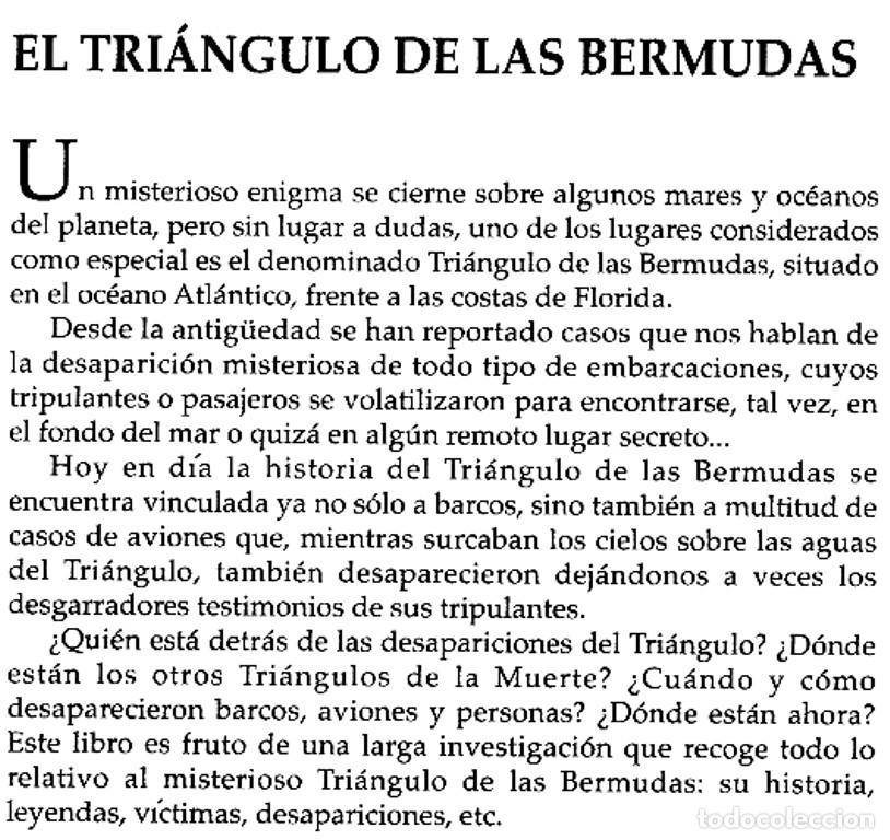 Libros de segunda mano: ENIGMAS DE LA HISTORIA. EL TRIANGULO DE LAS BERMUDAS. HISTORIA. DESAPARICIONES. TESTIGOS. - Foto 5