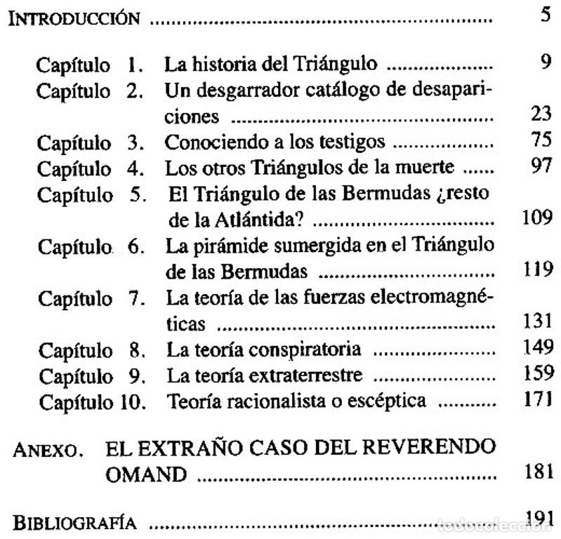 Libros de segunda mano: ENIGMAS DE LA HISTORIA. EL TRIANGULO DE LAS BERMUDAS. HISTORIA. DESAPARICIONES. TESTIGOS. - Foto 6