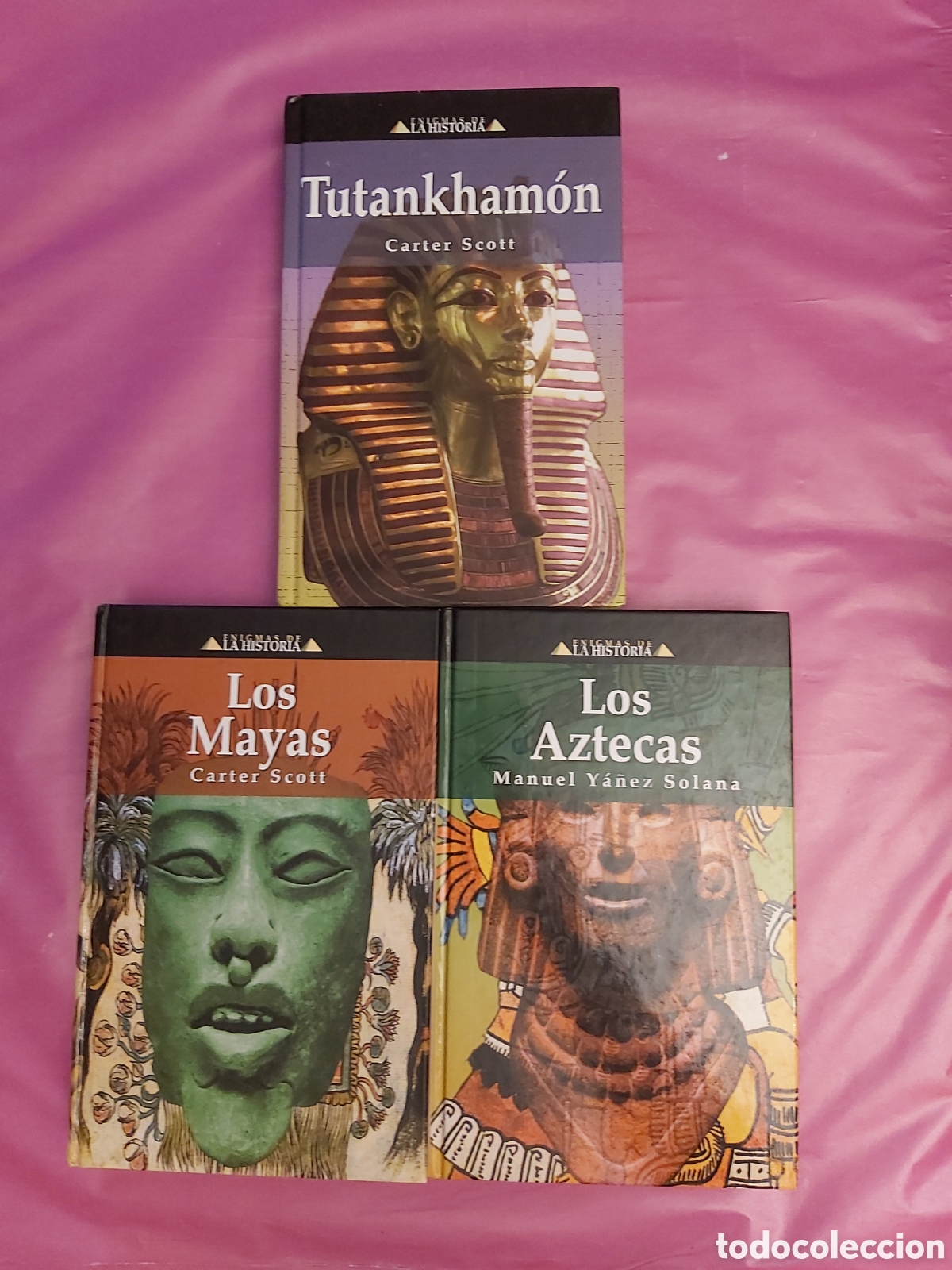 Libri di seconda mano: ENIGMAS DE LA HISTORIA TUTANKHAMON LOS MAYAS LOS AZTECAS EDIMAT 2002