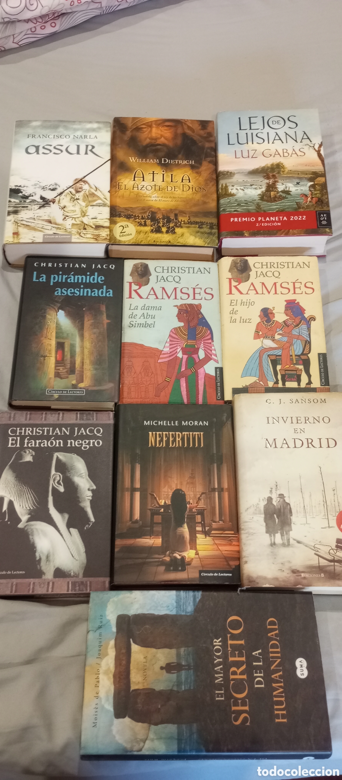 Second hand books: Lote de 10 libros en tapa dura