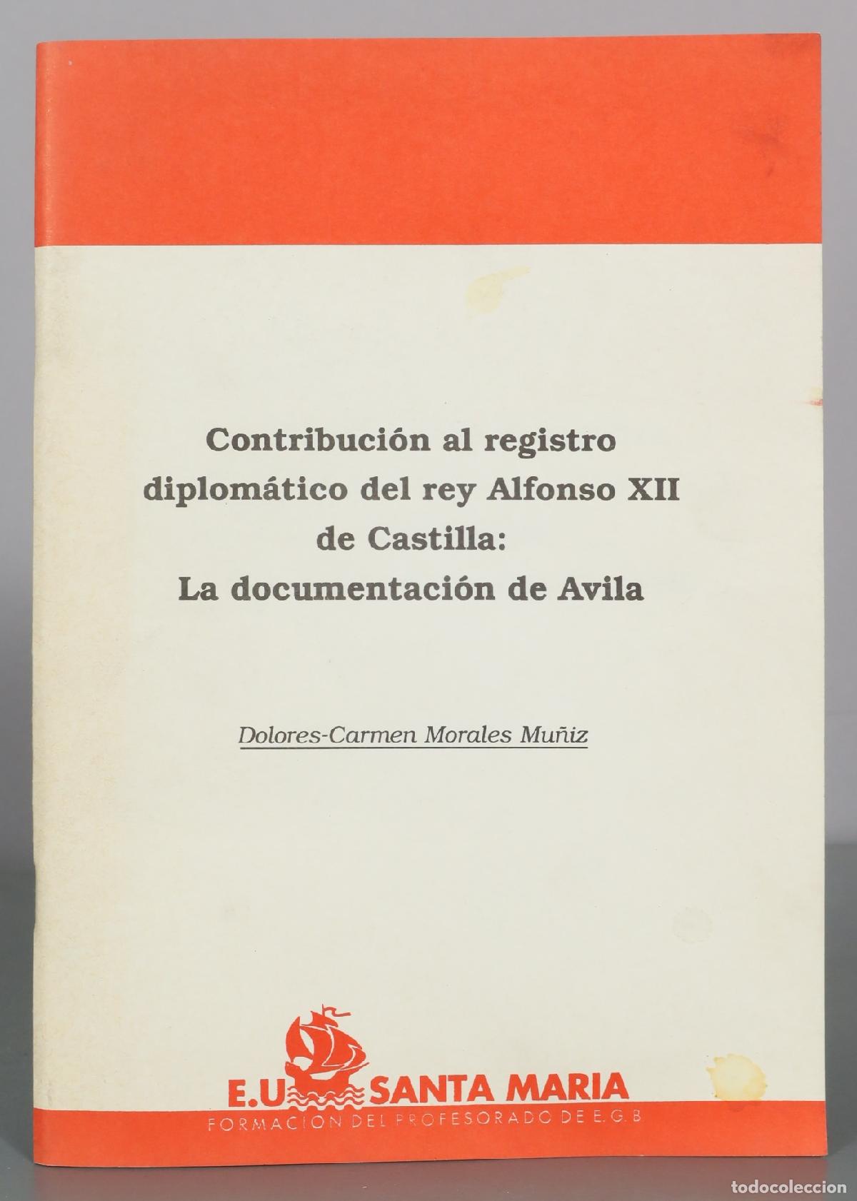 Livros em segunda m&atilde;o: Contribuci&oacute;n al registro diplom&aacute;tico del rey Alfonso VIII de Castilla: La DEDICADO AUTOGRAFO AUTOR