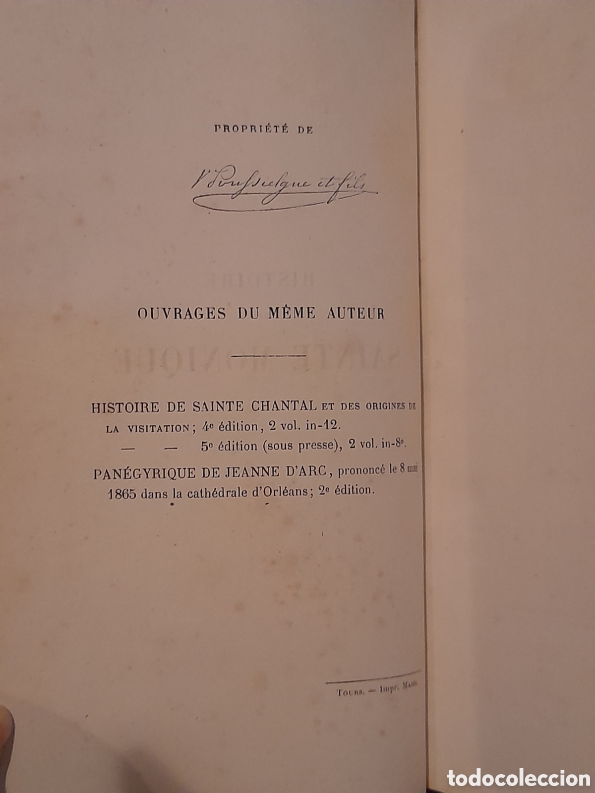 Libros de segunda mano: Libro antiguo, La Historia de Ste. Monique - Foto 6